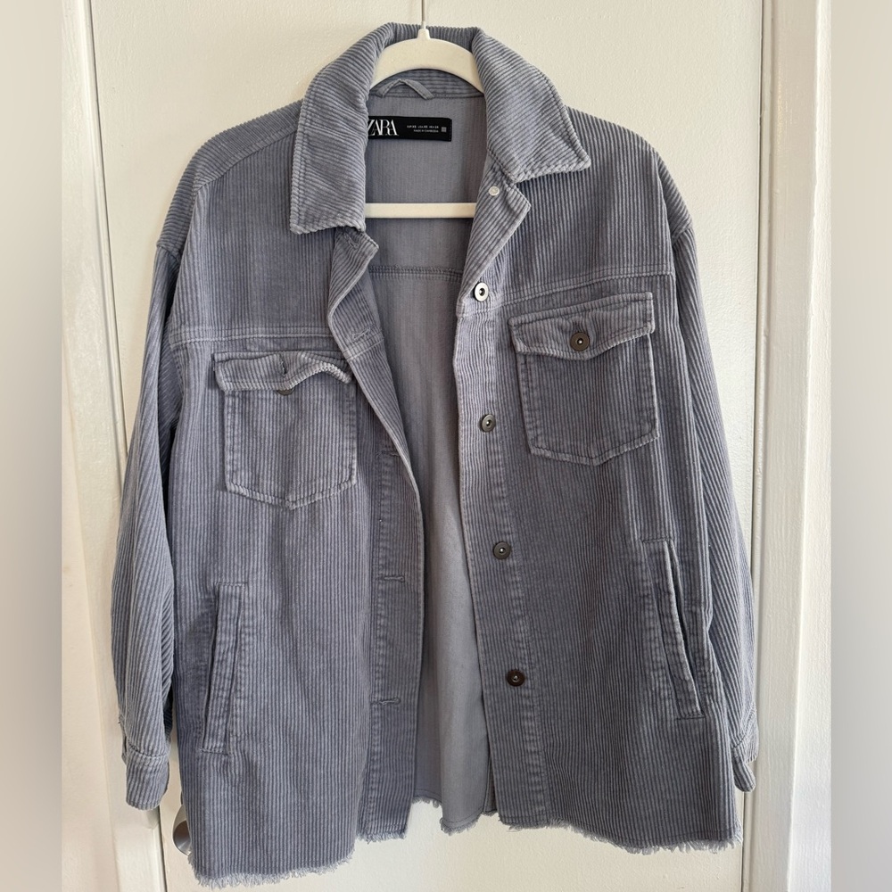 Zara corduroy over shirt jacket